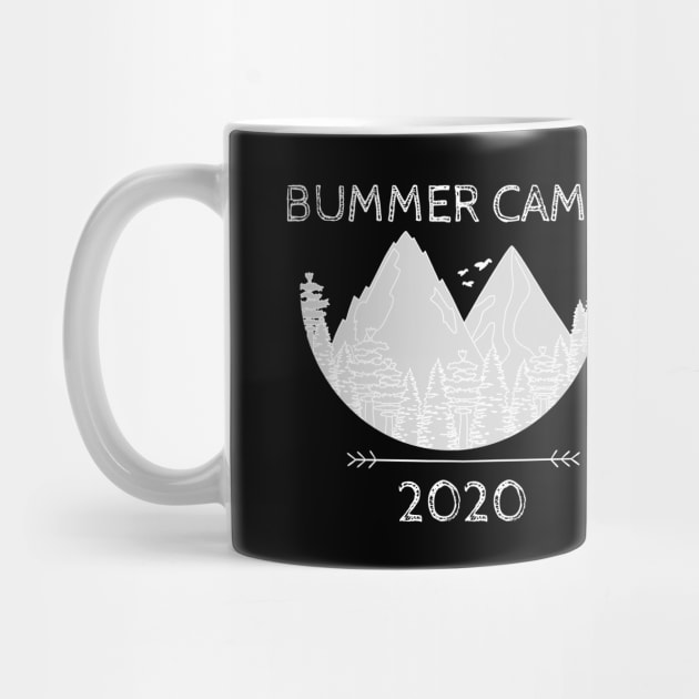 Bummer Camp 2020 Summer Camp Mask Sweatshirt by MalibuSun